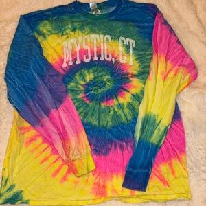 Mystic CT Tie-Dye Long Sleeve Tee